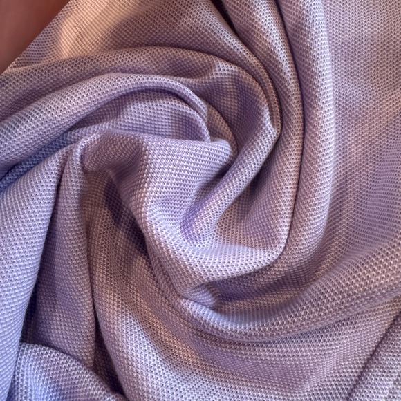 Ralph Lauren Knit Oxford Long Sleeve Button Down Shirt Lavender XXL Flesh Pony - Picture 9 of 9